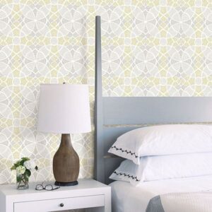 Zazen Yellow Geometric Wallpaper