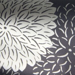 Blithe Charcoal Floral Wallpaper