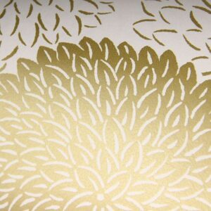 Blithe Gold Floral Wallpaper