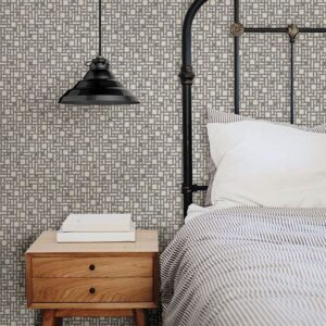 Bento Grey Geometric Wallpaper