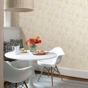 Reverie Gold Ginkgo Wallpaper