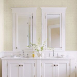 Boxwood Neutral Geometric Wallpaper