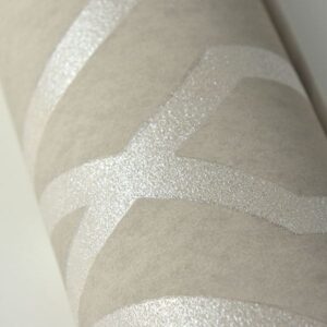 Coventry Taupe Trellis Wallpaper
