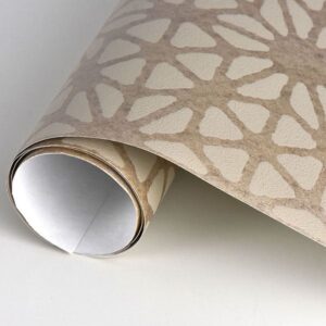 Prism Taupe Geometric Wallpaper