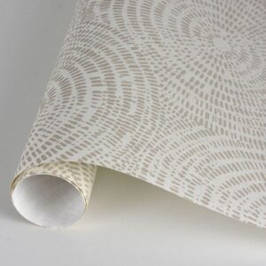 Ripple Taupe Shibori Wallpaper