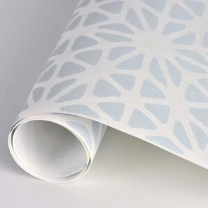 Prism Light Blue Geometric Wallpaper