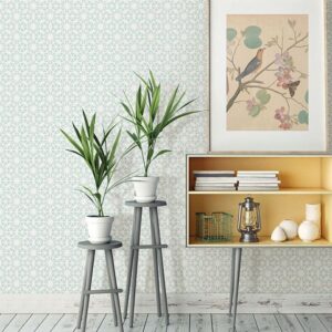 Prism Light Blue Geometric Wallpaper