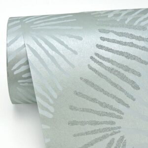 Feliz Seafoam Beaded Ogee Wallpaper