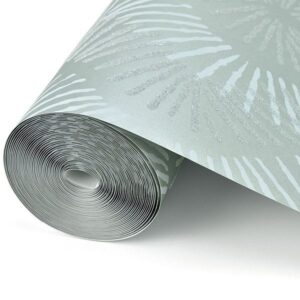 Feliz Seafoam Beaded Ogee Wallpaper