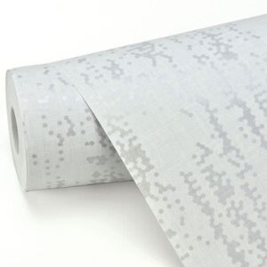 Wisp Silver Texture Wallpaper