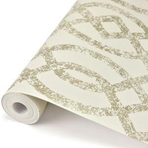 Ethereal Bronze Trellis Wallpaper