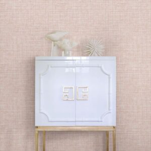 Poise Pink Linen Wallpaper