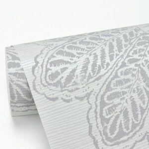 Sol Light Grey Medallion Wallpaper