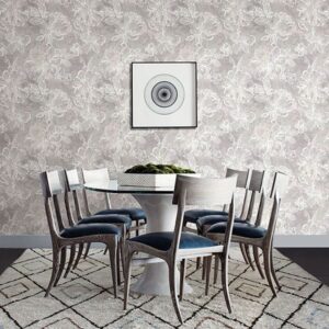 Allure Lavender Floral Wallpaper