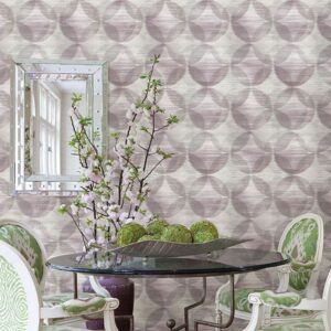 Alchemy Purple Geometric Wallpaper