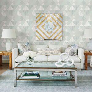 Mod Peaks Cloud Wallpaper by Sarah Richardson