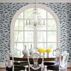 Decowave Denim Wallpaper by Sarah Richardson