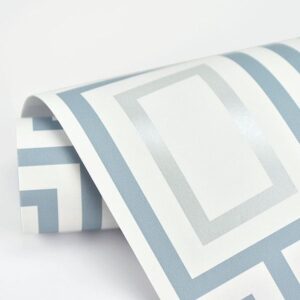 Denim Metro Mod Wallpaper by Sarah Richardson
