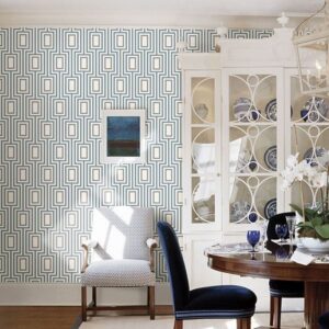 Denim Metro Mod Wallpaper by Sarah Richardson
