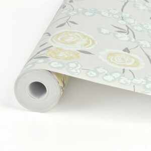 Peony Tree Citrine Wallpaper by Sarah Richardson