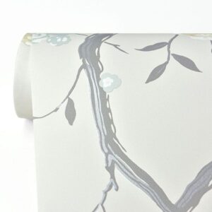 Peony Tree Citrine Wallpaper by Sarah Richardson