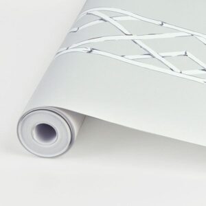 Latticework Sterling Wallpaper by Sarah Richardson