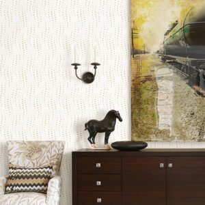 Wavelength Citrine Wallpaper by Sarah Richardson