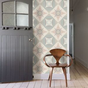 Ellis Multicolor Geometric Wallpaper