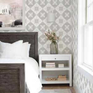 Ellis Light Brown Geometric Wallpaper