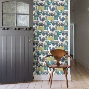 Hennika Multicolor Patchwork Wallpaper