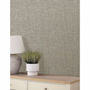 Rattan Coffee Woven Wallpaper