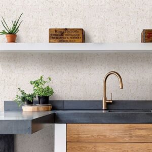 Millau Eggshell Faux Concrete Wallpaper