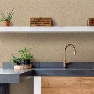 Guri Beige Faux Concrete Wallpaper