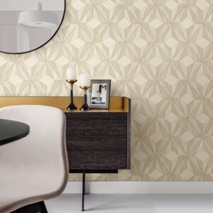 Paragon Gold Geometric Wallpaper