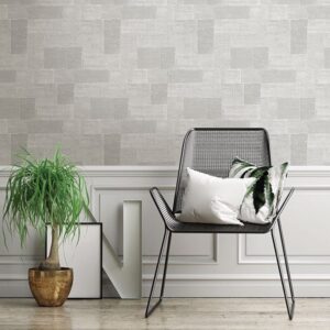 Composition Silver Global Geometric Wallpaper