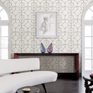 Verandah Grey Shibori Wallpaper