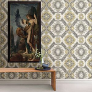 Kazac Grey Shibori Wallpaper