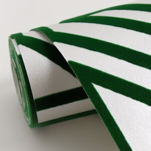 Helios Green Geometric Wallpaper