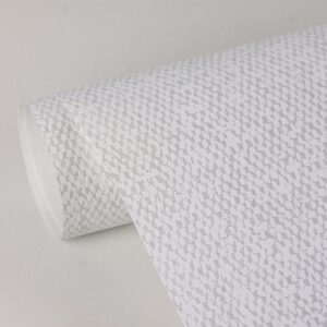 Tweed Silver Texture Wallpaper