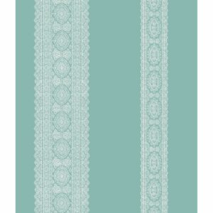 0037092 brynn turquoise paisley stripe wallpaper