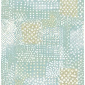 0037103 flower power turquoise patchwork