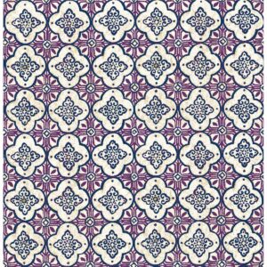 0037141 geo violet quatrefoil