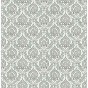 0037288 lulu dark green damask