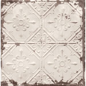 0037300 tin ceiling beige distressed tiles