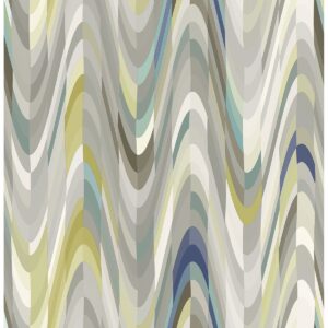 0037356 aurora blue geometric wave