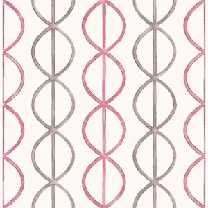 0037406 banning stripe pink geometric