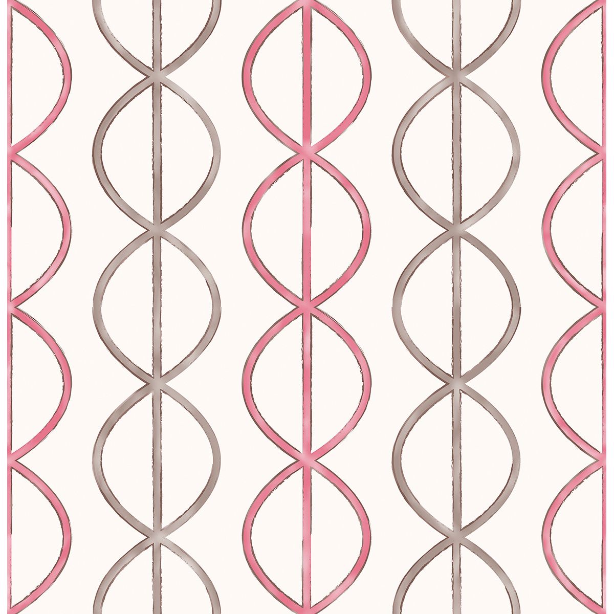 0037406 banning stripe pink geometric