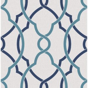 0037434 sausalito navy lattice