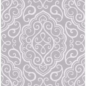 0037584 heavenly grey damask wallpaper