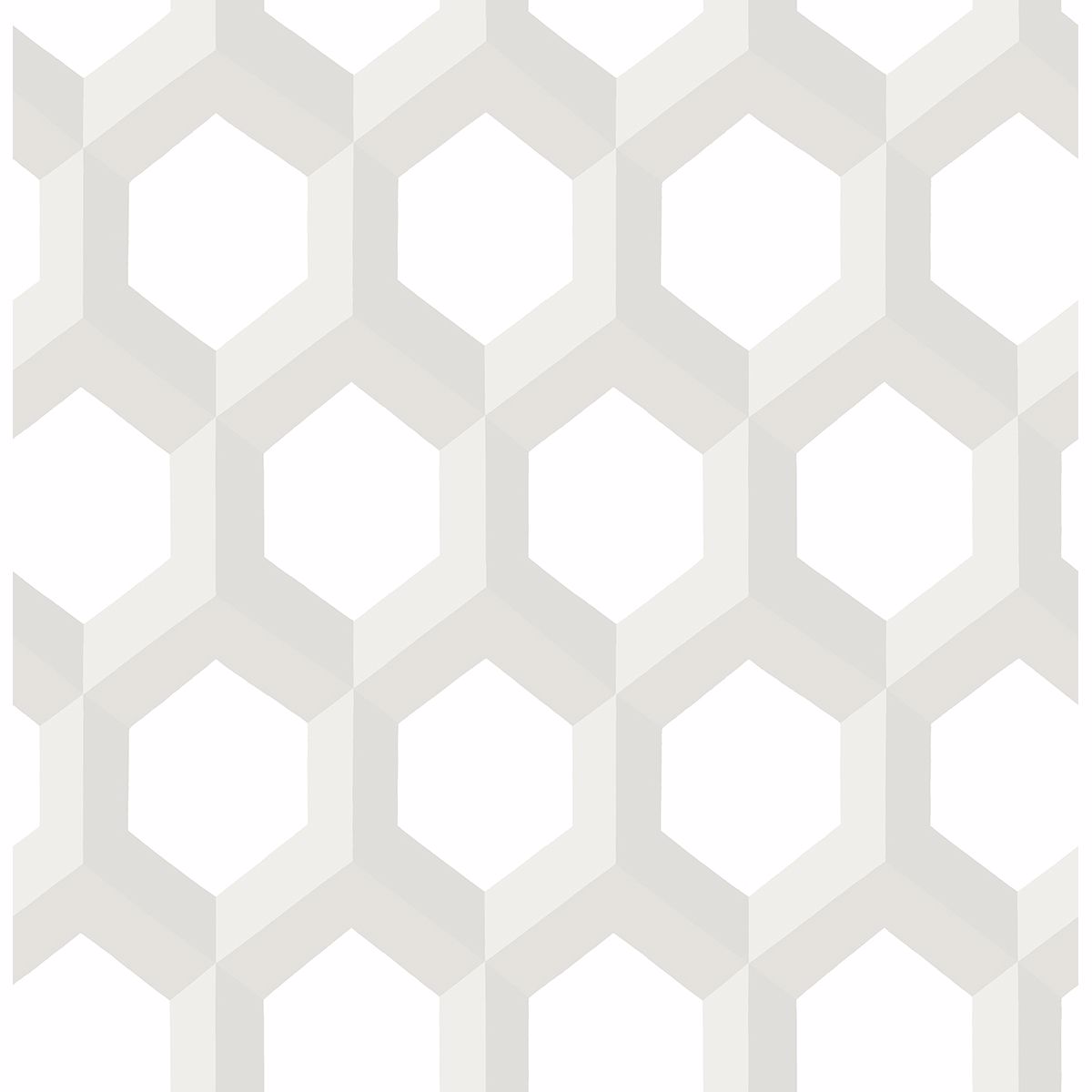 0037603 hex neutral geometric wallpaper